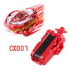 Red Beyblade Burst CX007 metal fighting top with launcher.