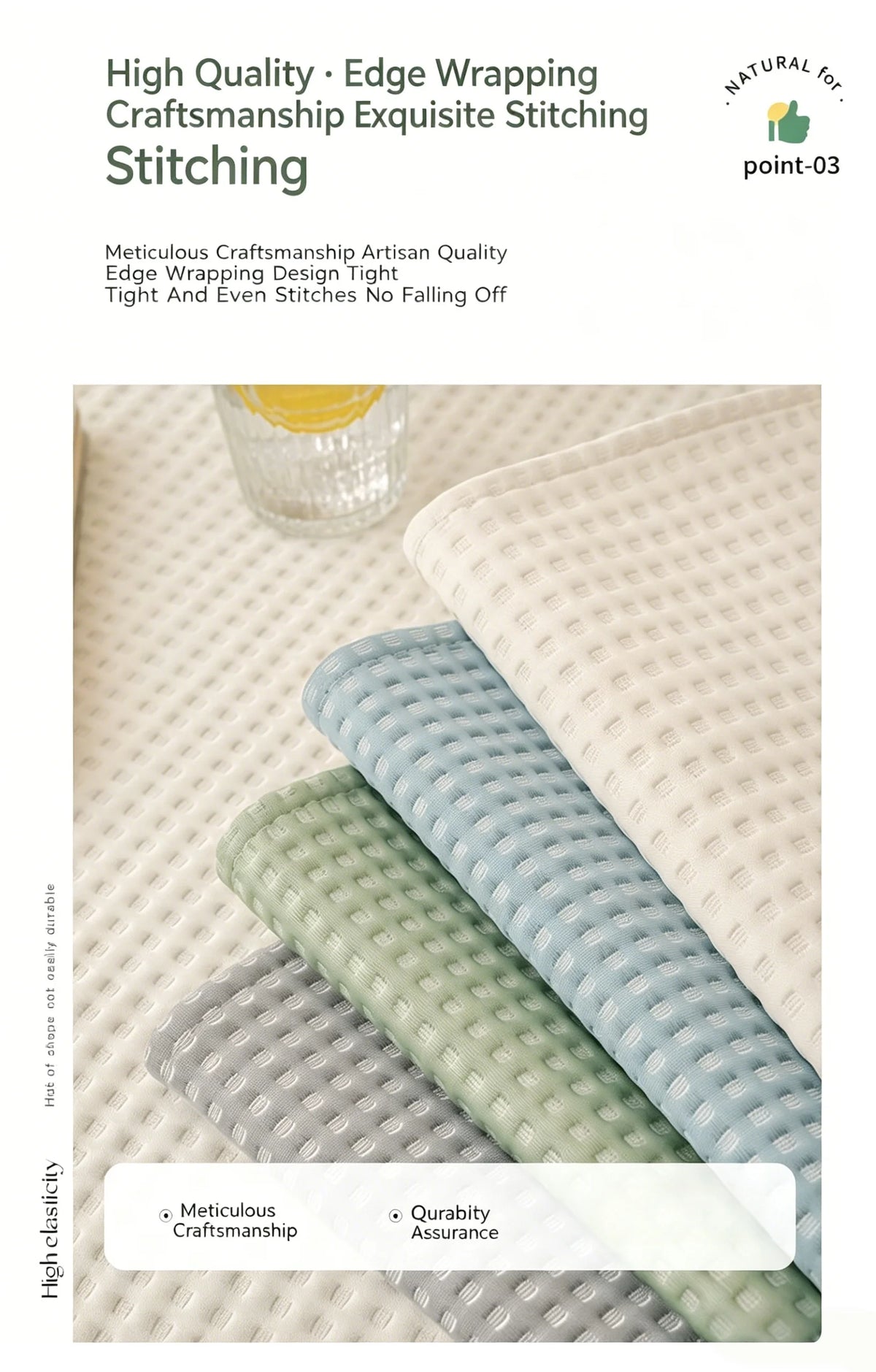 Cooling Sofa Cover with Anti-Slip Backing