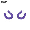 Purple front bumper tow hook cover for Chevrolet Silverado and GMC Sierra trucks