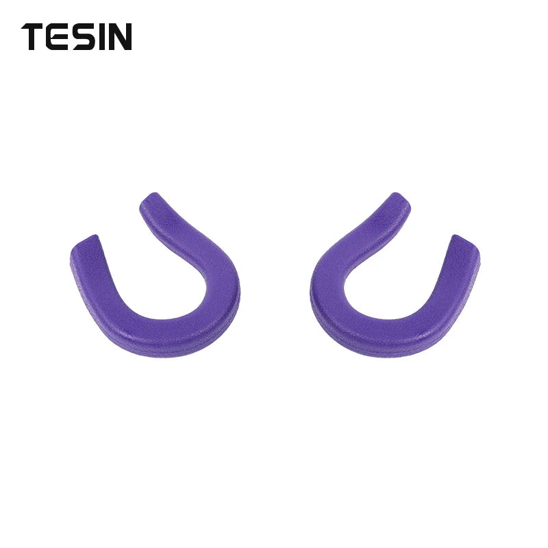 Purple front bumper tow hook cover for Chevrolet Silverado and GMC Sierra trucks