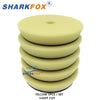 Yellow polishing sponge pads set of five for car detailing and polishing