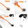 Flexible Drain Cleaning Snake for Shower and Sink Clogs