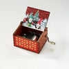Hand-Cranked Wooden Music Box