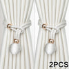 Adjustable French Ball Curtain Tiebacks (Set of 2)