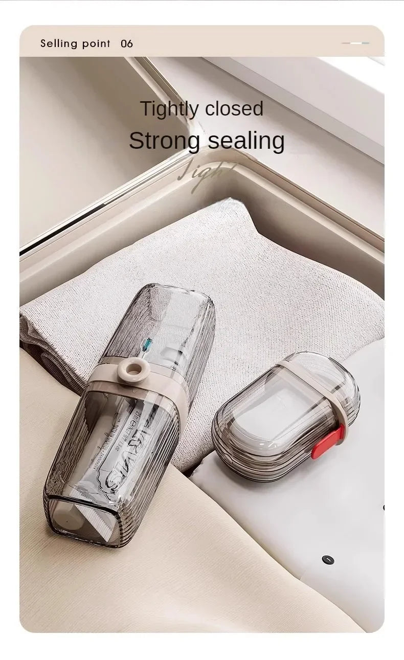 Leakproof Travel Soap Case with Drainage Tray