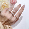 Minimalist Moissanite Solitaire Ring in Sterling Silver