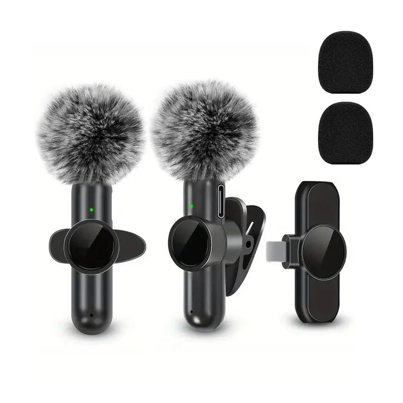 Micrófono Lavalier Inalámbrico para Smartphones y Cámaras