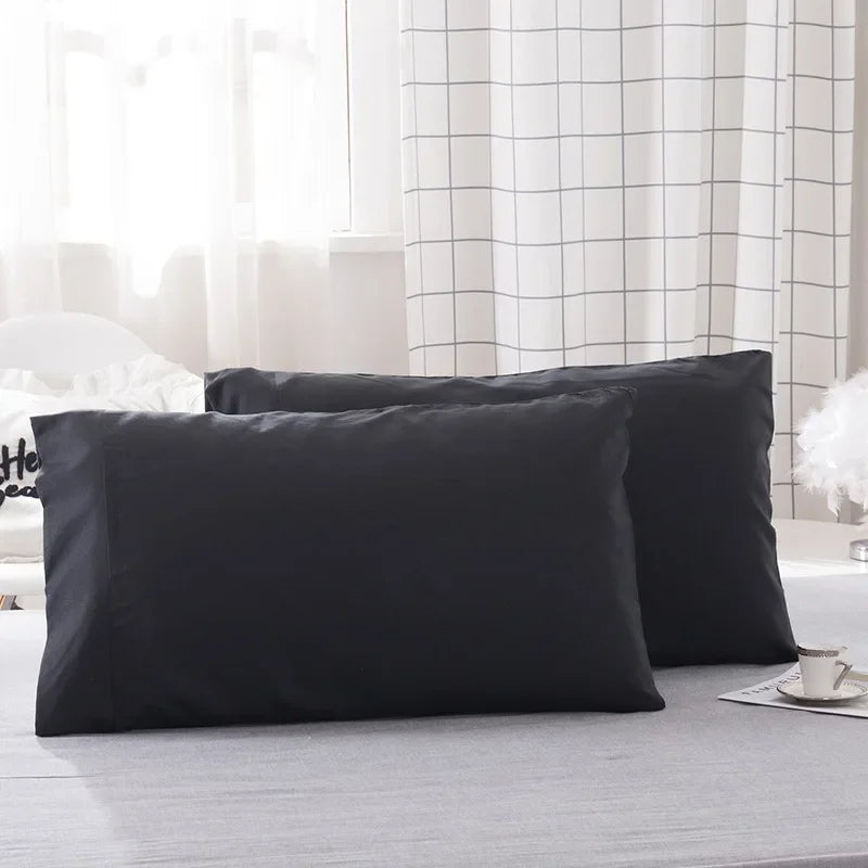 Soft Polyester Pillowcases for Bedroom (Set of 2)