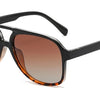 Gafas de sol piloto polarizadas oversize