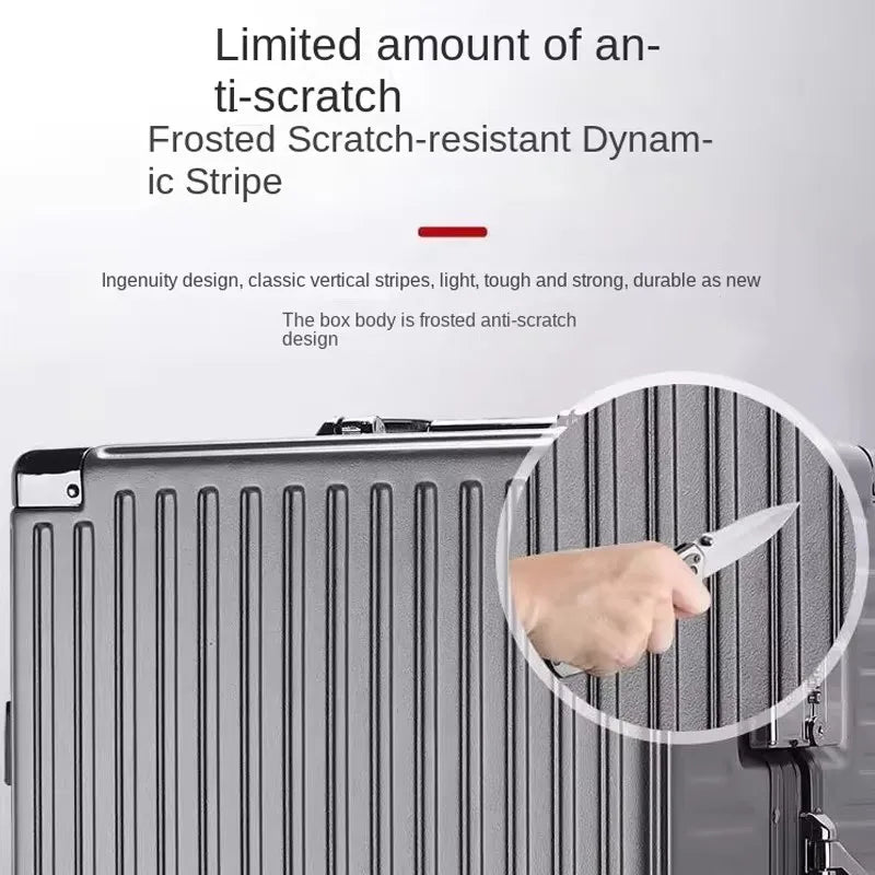 Valise en Aluminium Durable avec Serrure de Sécurité