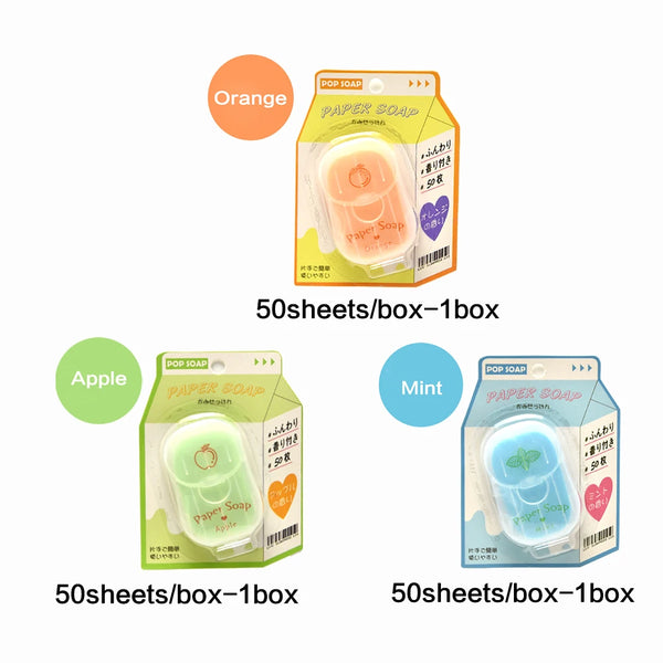 Feuilles de savon liquide portables pour les voyages