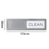 Clean/Dirty Dishwasher Magnet Sign – Stainless Steel, Easy-Slide Indicator