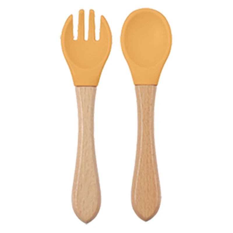 Baby Silicone Suction Plate and Utensil Set