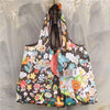 Foldable Eco-Friendly Shopping Bag with Cartoon Print
