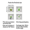 Self-Adhesive PVC Plant Wall Stickers – Waterproof & Oil-Resistant Decor for Cabinets, Tiles & More