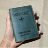 RFID-Blocking Leather Passport Holder