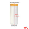 A roll of white static-cling clear plastic sheeting for painting and protection, measuring 110cm long.