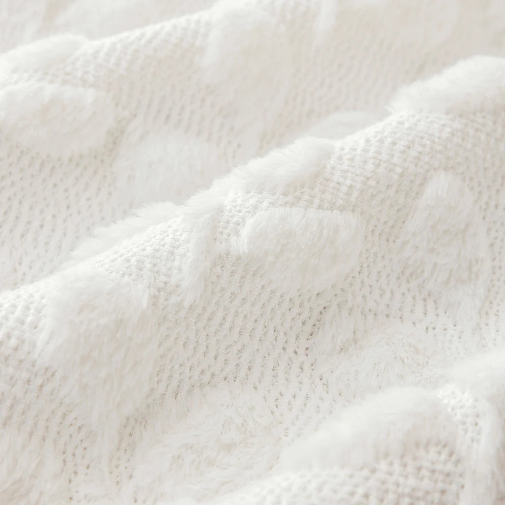 Faux Fur Bowknot Pillow Covers (Set of 2)