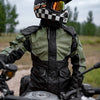Men's Waterproof Motorcycle Rain Suit with Breathable Fabric
