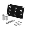 No-Drill Front Tow Hook License Plate Mount for BMW & Mini