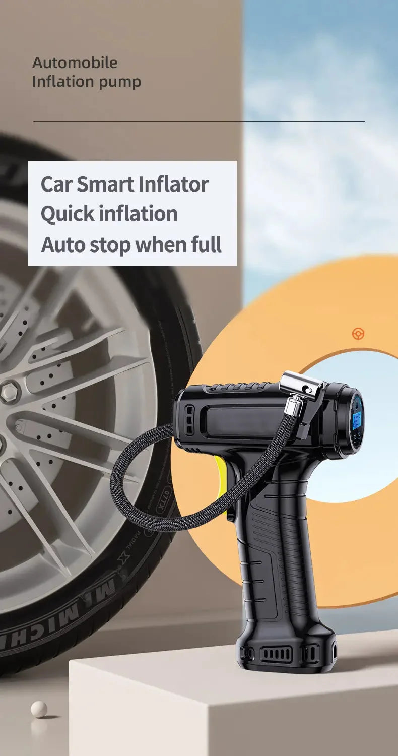 High-Performance Portable Air Compressor with Digital Display