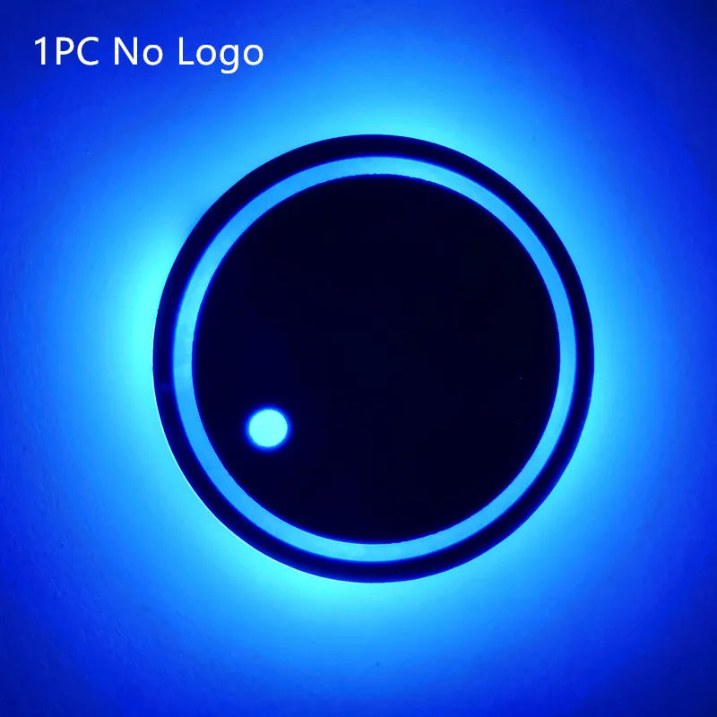 A glowing blue circular light fixture with a central dot, used as a 1PC No Logo product.