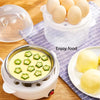 Double-Layer Electric Egg Cooker & Steamer