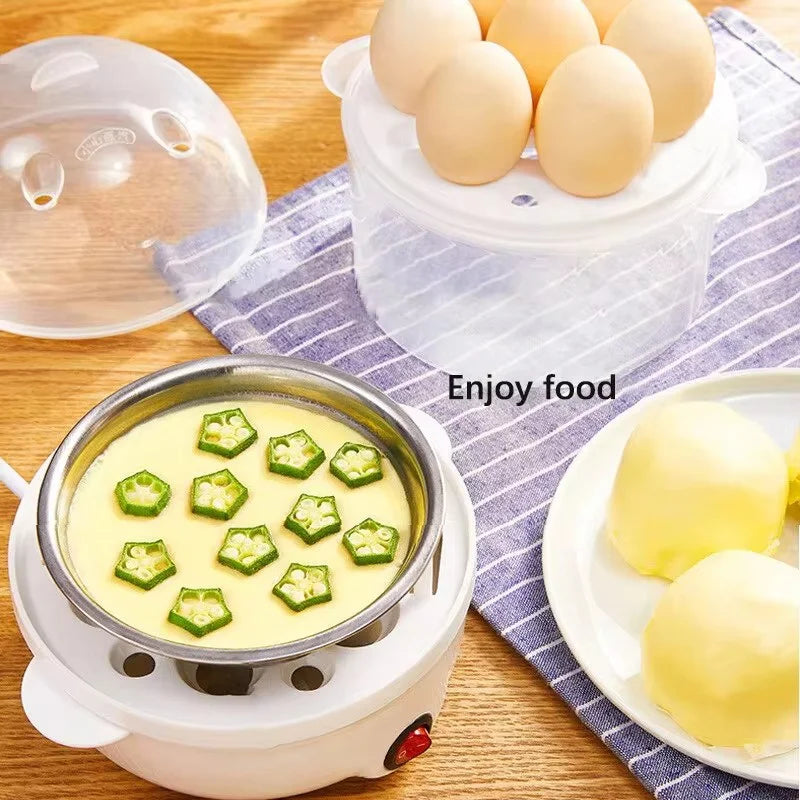 Double-Layer Electric Egg Cooker & Steamer