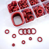 Silicone O-Ring Assortment Kit for Plumbing, Auto Repair, and Sealing Applications