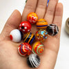 Handcrafted Glass Marbles Set for Games, Décor & Collecting