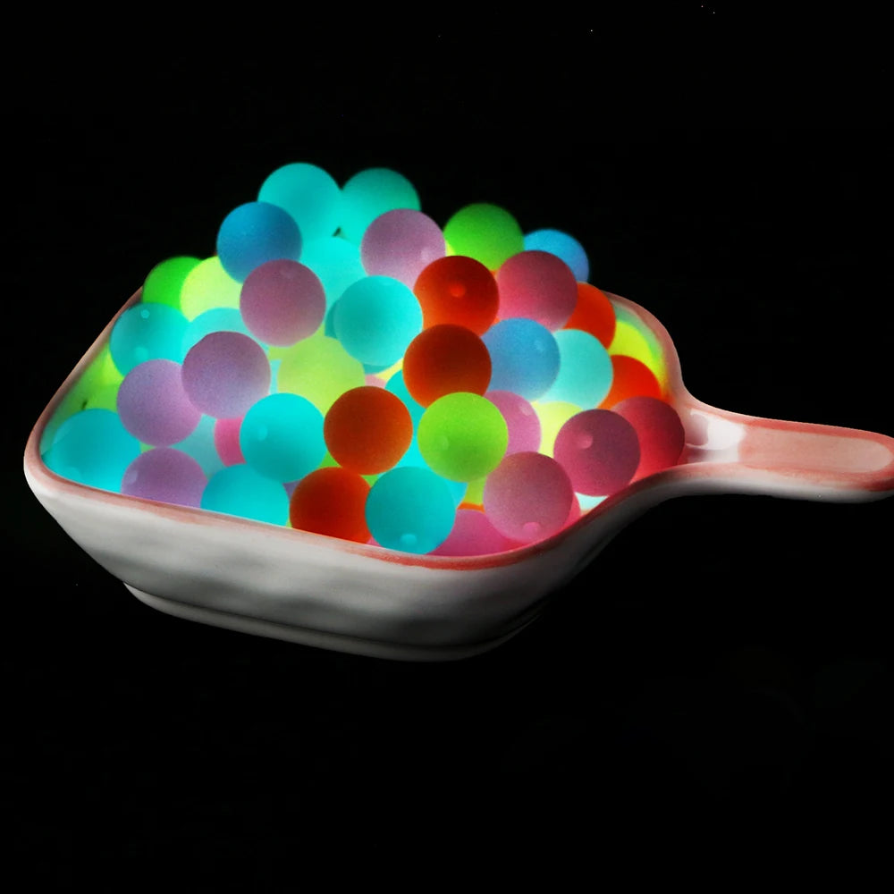 Glow-in-the-Dark Silicone Beads for Jewelry Making