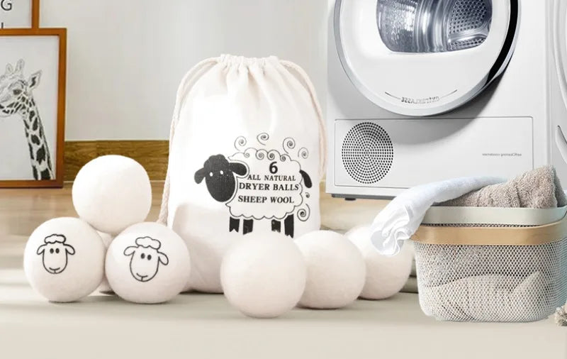Eco-Friendly Wool Dryer Balls for Soft, Static-Free Laundry
