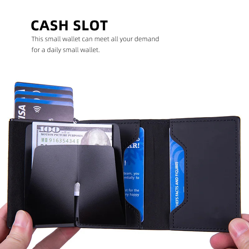 Minimalist RFID-Blocking Pop-Up Wallet