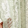 Lace Floral Sheer Curtain Panel for Living Room & Bedroom
