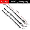 Hex Shank Socket Adapter Set for Power Drills (1/4, 3/8, 1/2 Inch)