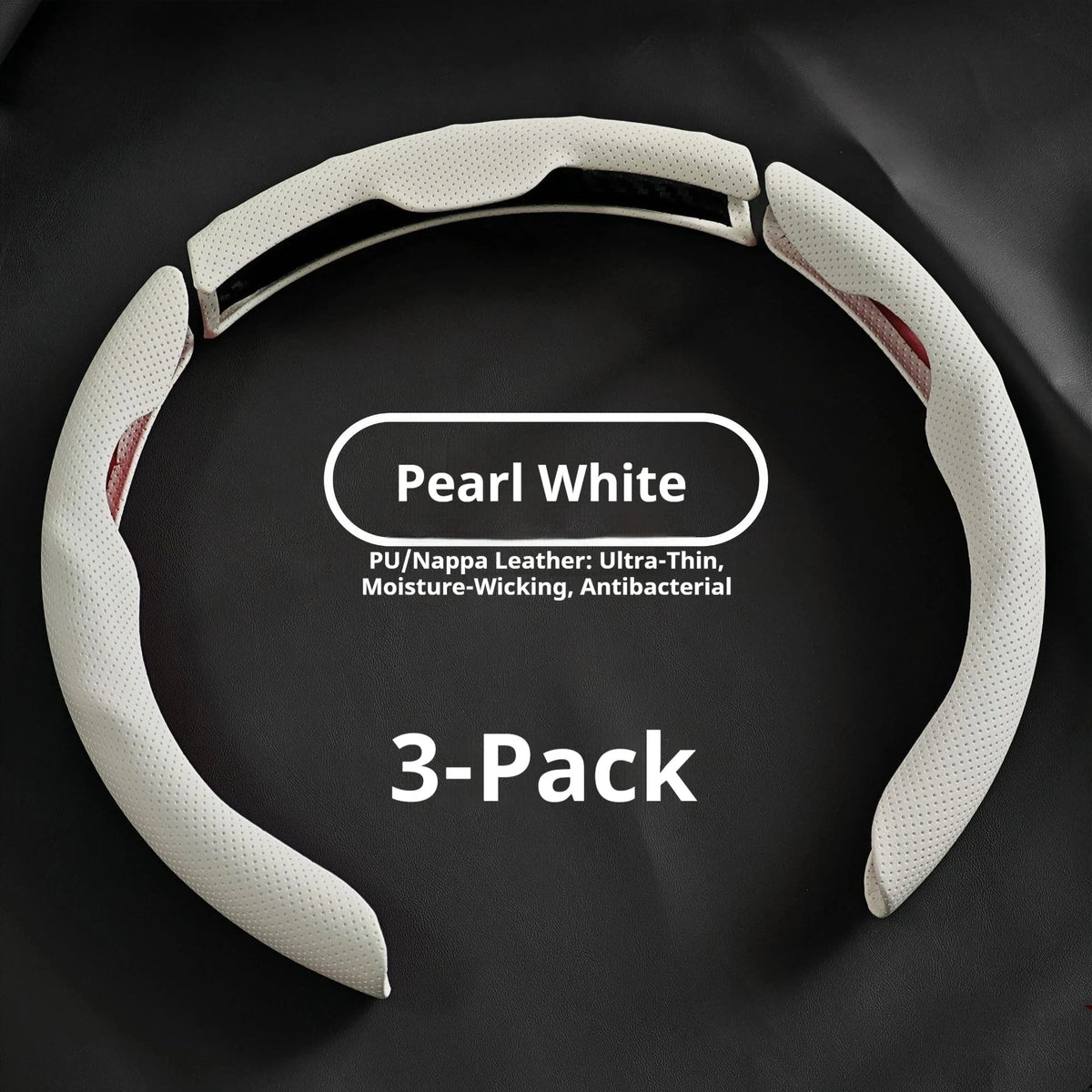 Premium Universal Leather Steering Wheel Cover