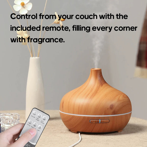 Wood Grain USB Aromatherapy Diffuser