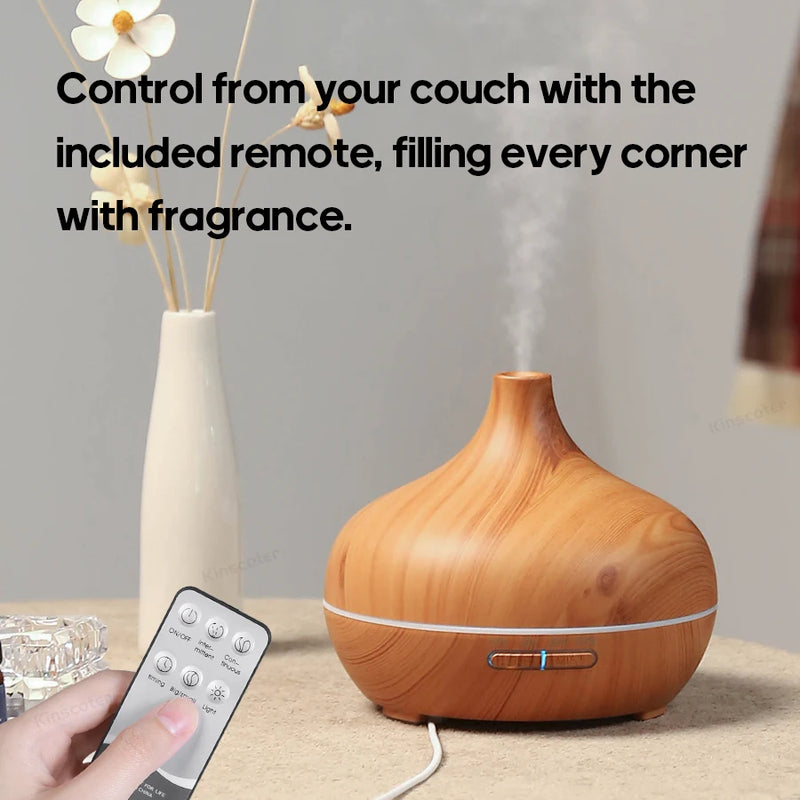 Wood Grain USB Aromatherapy Diffuser