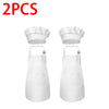 Kids' Chef Apron and Hat Set – Waterproof Cooking & Painting Smock for Boys and Girls