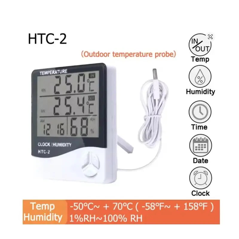 Monitor Digital de Temperatura y Humedad Dual
