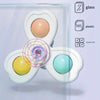 Suction Cup Spinner Bath Toys for Babies and Toddlers