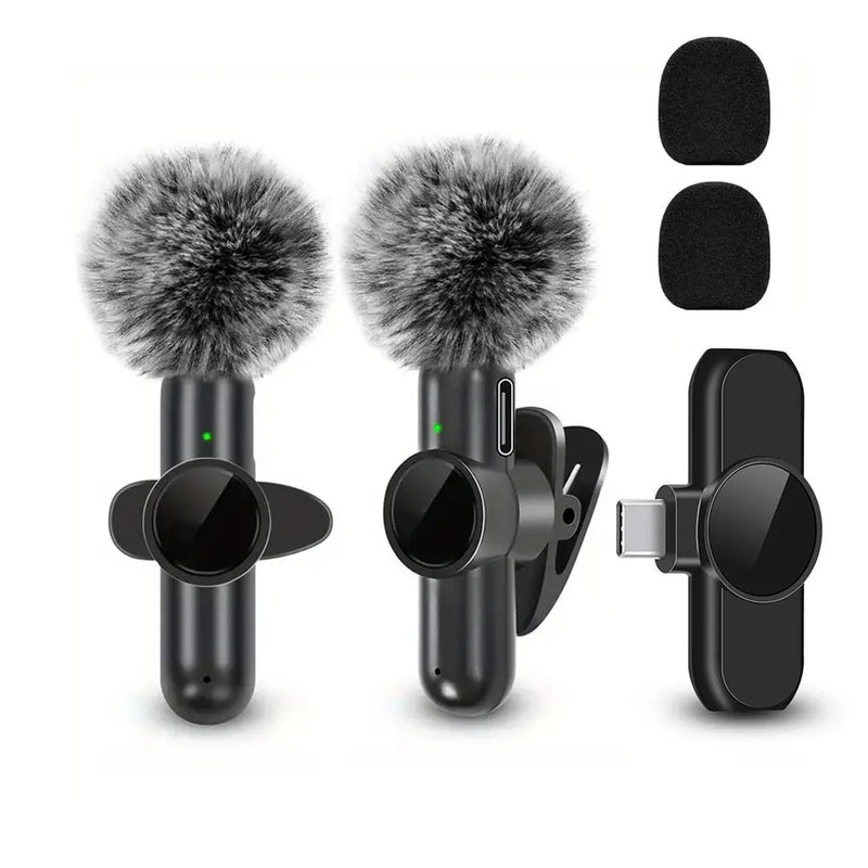 Micrófono Lavalier Inalámbrico para Smartphones y Cámaras
