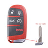 Replacement Key Fob Shell Cover for Select Jeep, Dodge, Chrysler & FIAT Models