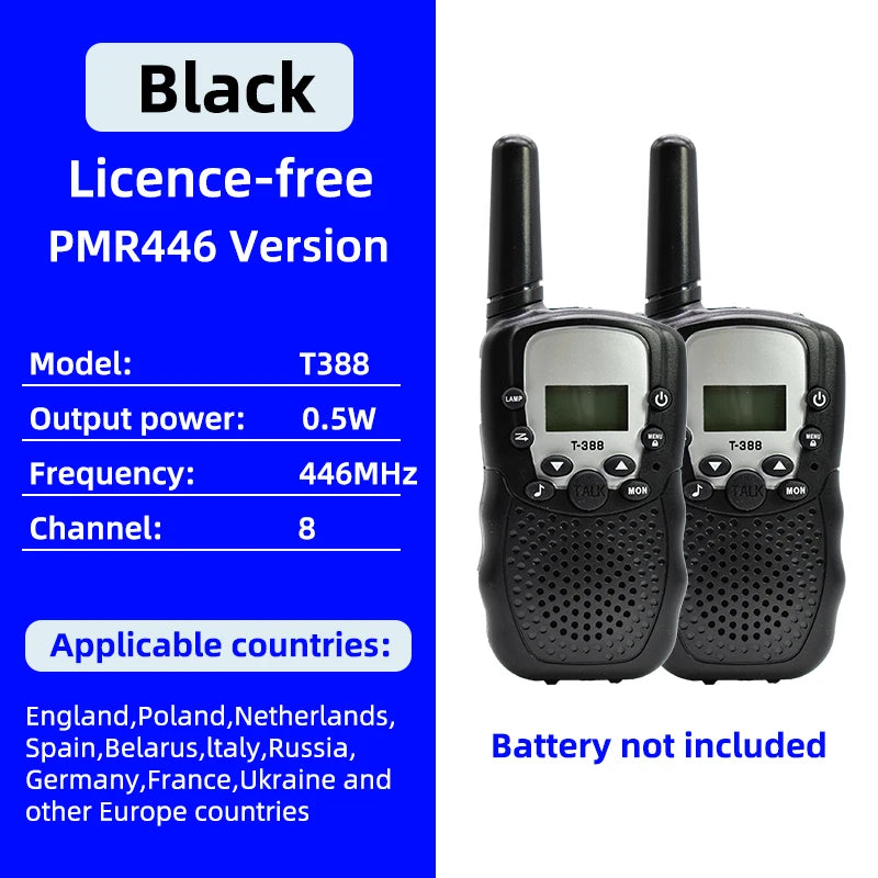 Kids Walkie Talkies with Long-Range Communication and 22 Channels