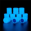 Glow-in-the-Dark Valve Caps for Car, Motorcycle & Bicycle Wheels (Set of 20)