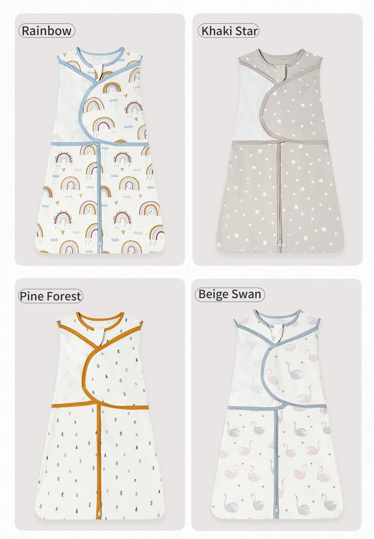 Lightweight Cotton Baby Sleeping Bag for Newborns