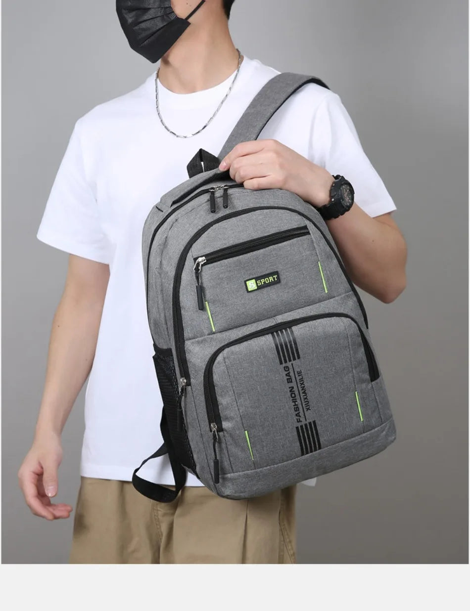 Versatile Commuter Backpack for Men – Lightweight with 15" Laptop Compartment