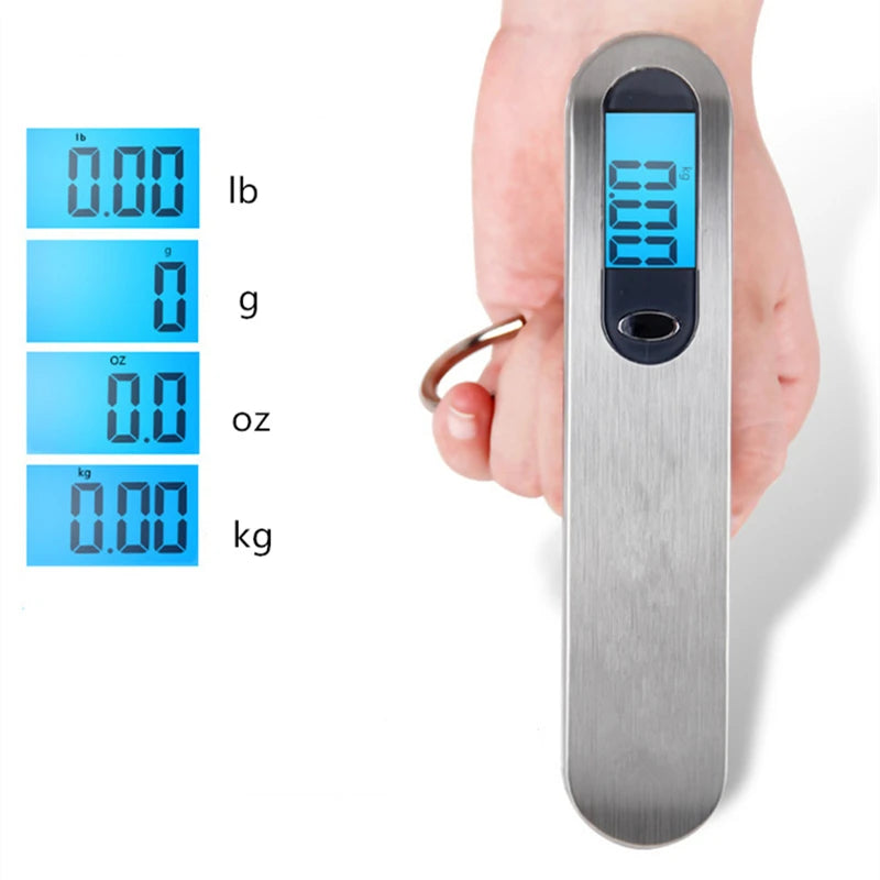 Portable Digital Luggage Scale with Backlit Display