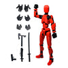 Multi-Jointed Action Robot Figure with Dog Companion