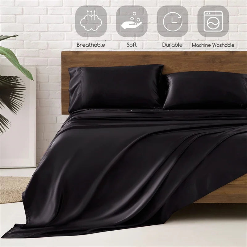 Luxury Mulberry Silk Bedding Set – Silky Smooth & Hypoallergenic